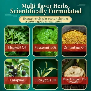 Herbal Mugwort Gel for Warming the Meridians and Dispelling Cold to Relieve Pain