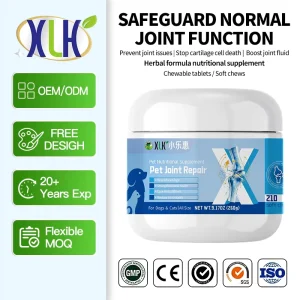 Herbal Pet Joint Care Tablets Glucosamine Chondroitin for Long term Mobility Support and Synovial Fluid Health OEM