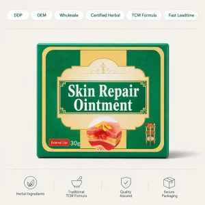 Herbal Skin Care Ointment 30g Natural Plant Formula Soothing Nourishing Moisturizing Balm External Use OEM Private Label ISO
