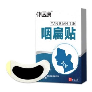 Herbal Throat Patch Instant Relief for Sore Throat 6*3cm Size CE Certified