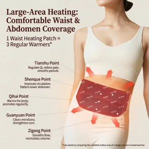 Herbal Waist Patch with Mugwort and Traditional Ingredients, Made in Guangdong
