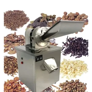High Efficiency Stainless Steel Red Chili Spice Ginger Food Powder Grinding Machine