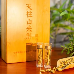 High Grade Tianzhu Mountain Dendrobium Gift Box 8 Vials Premium Dried Dendrobium Officinale Strips