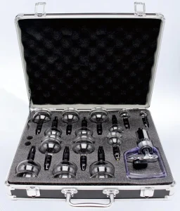 High Quality 14 Piece Glass Cupping Cups with CE Certification 3 Year Warranty Stress Relief & Muscle Therapy Benefits