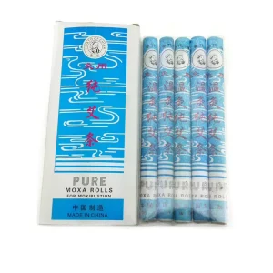 High Quality Antirheumatic 10pcs box Moxa Sticks & Pure Moxa Rolls Moxibustion Stick For Body Use