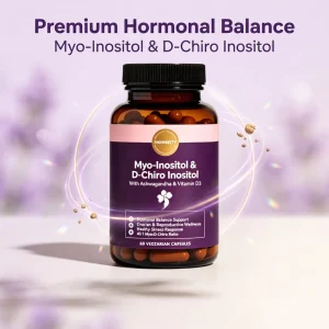 High Quality Herbal Supplements Food Grade Bottle Packing 4 Capsules Folate Myo inositol D Chiro Inositol Antioxidant Beauty