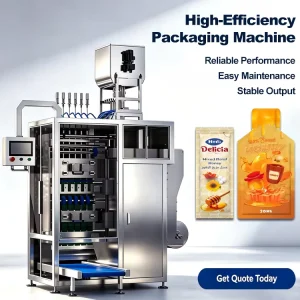 High Speed Automatic 10G 20G Syrup Honey Bag Packing Machine Honey Stick Packing Machine Honey Sachet Packing Machine
