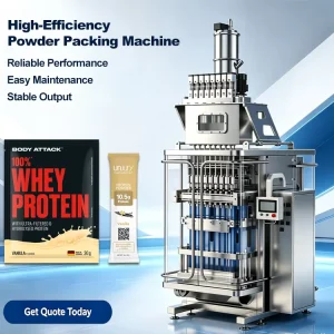 High Speed Automatic 10g 30g Nutrition Protein Powder Packing Machine Whey Protein Stick Protein Powder Sachet Packing Machine
