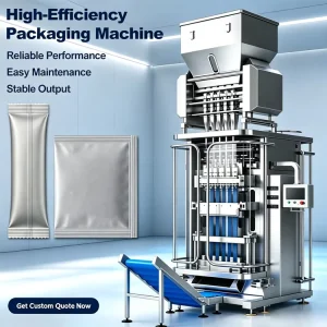 High Speed Automatic Multi Lane Powder Stick Liquid Sachet Packing Machine for 2 4 6 8 10 Lane Vertical Packing Machine