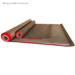 High Temperature PTFE Fabric PTFE Mesh Conveyor Belt for Chemical and Medicine Drying