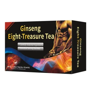 High end Package Herbal Tea organic Kidney Nourishing & Fertility Health Bagged In Box Ginseng Eight treasure Tea