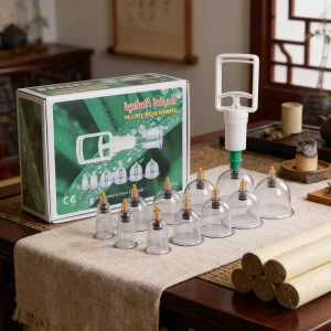 High quality Vacuum Cupping Set for Body Fatigue Relief and Pain Relief Traditional Portable Dry Cupping Device