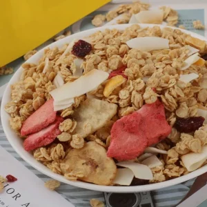 Highland Barley Crisps & Oat Crisps Non-Fried Instant Dry Breakfast Cereal