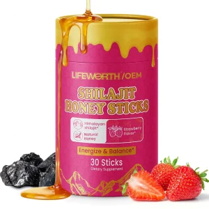 Himalayan Shilajit Sticks With Organic Honey Saffron Easy To Consume Shilajit For Energy Boost & Immune Support