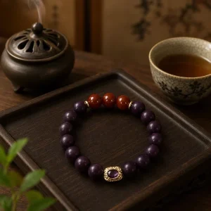 Holistic Handcrafted Mindfulness Unisex Relaxation Traditional Herb Agate Jade Scented Jewelry for Yoga Practice