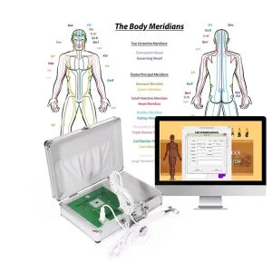 Home Meridian Health Analyzer Stainless Steel Construction Permanent Free Software Update for Traditional Chinese Medicine