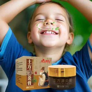 Home Use Runny Itching Sneezing Nasal Obstruction Ointment Better Breath Natural Herbs Nose Rhinitis Allergic Sinusitis Cream