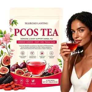 Hormonal Balance Fresh Herbal Tea for Adults PCOS Support Lower Androgens & Boost Estrogen Acne Bagged