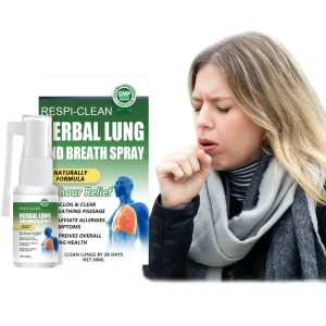 Hot Selling Products Sore Throat Spray Pain Relief Lung Care Natural Ingredients for Lung Cleaning