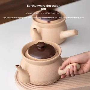 Household Medicinal Jar Stove Simmering Large Capacity Chinese Herbal Decoction Pot