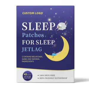Huainan Hall Traditional Chinese Medicine Body Health Care Transdermal Deep Sleep Patches (42 Patches Per Box) for Improved