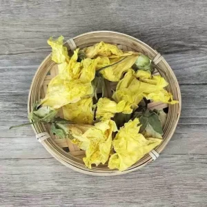 Huang Shu Kui Hua Abelmoschus manihot Flower Chinese Herbal Material Chinese Herbs Products for Diet Spices Drink