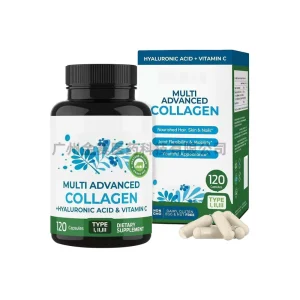 Huanyan Hyaluronic Acid Hydrolyzed Collagen Hard Capsules Customized OEM Bright White Skin Brightening Dietary Supplements