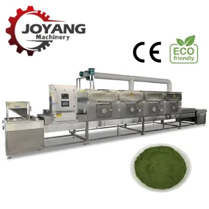 Industrial Tunnel Continuous Microwave Vegetable Powder Sterilization Machine Customized Solution