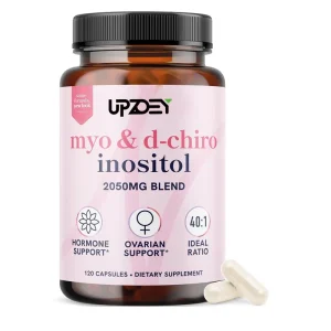 Inositol Capsules Support Healthy With Vitamin D3 + Ashwagandha myo Inositol Supplement Immunity and Ovarian Health for Women