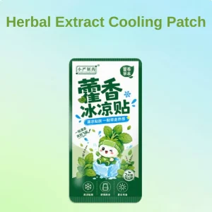 Instant Cooling Hydrogel Cold Patch with Herbal Extract for Children Adults Soothing Heat Dissipation ISO CE Certified