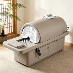 Intelligent 18 Moxibustion Electronic Smokeless PVC Material Moxibustion Bed Beauty Salon Special Chinese Medicine Massage Bed