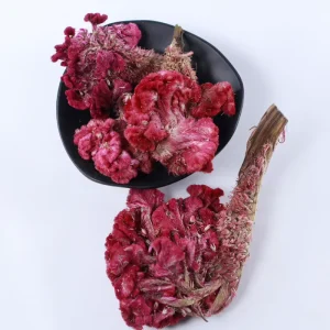 Ji Guan Hua Cockscomb Flower Chinese Herbal Flower Celosiae Cristatae Flos High Quality Health Herbs Products for Female Spices