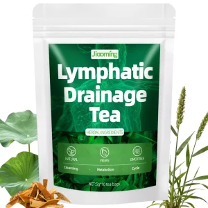 Jiaoming Lymphatic Drainage Tea, Natural Botanicals Lymph Detox Infusion Supporting Healthy Lymph Flow & Fluid Balance