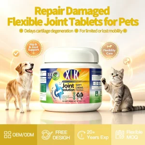 Joint Supplement Glucosamine Chondroitin MSM for Mobility and Cartilage Health for Dogs Cats