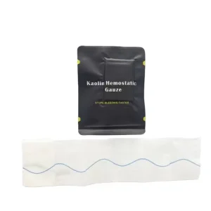 Kaolin First Aid Sterile Hemostatic Gauze CE Certified Class I Medical Device 7.5cm x 250cm