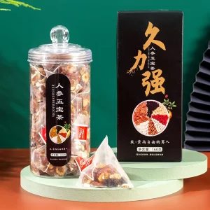 Kidney Detox Tea 8g Bag 12 Treasures Herbs Mix Goji Dandelion Ginseng Maca Red Date Rhizoma Polygonati Epimedium Bulk Pack