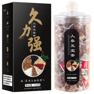 Kidney Nourish Tea Goji Ginseng Maca Red Date Rhizoma Polygonati Oem Bulk Bag