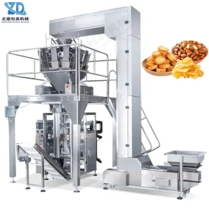 L520 High Velocity Vertical Granule Apparatus Precision Multihead Weighing VFFS Grain Snack Sachet SS304 Packaging Machinery