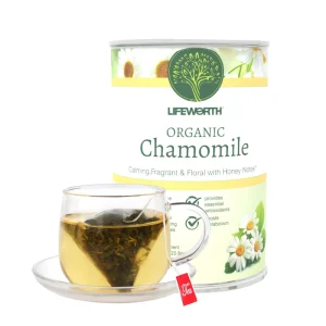 LIFEWORTH Private Label Chamomile & Lavender Sleepy Time Tea Herbal Tea for Soothing And Relaxing Sleep Aid Tea