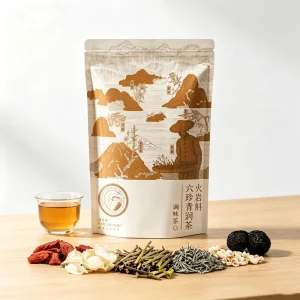 LUMIFLORA Chinese Health Volcanic Dendrobium Six-Treasure Tea 50g Clear Heat & Nourish Yin Tea