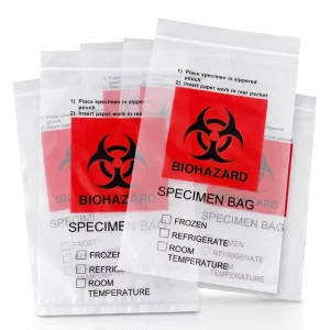 Laboratory Medical Specimen Bag For Blood Urine Tissue Sample Transportation