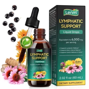 Lenm Supplier Premium Lymphatic Drainage Drops Herbal Supplements Echinacea Purpurea Extract Healthcare Nutritional