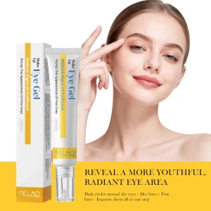 Lightweight Oil Free Eye Gel Hydrating Brightening for Dark Circle Puffiness Relief Anti Fine Lines