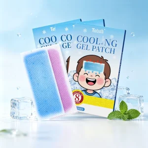 Lijitang Baby Care Fast Fever Reducing Hydrogel Cooling Gel Patches Hot Weather Cold Down