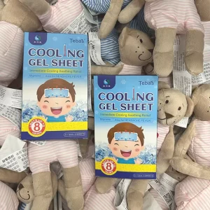 Lijitang OEM Fast and Effective Cooling Gel Patch Antipyretic Fever Relief for Babies Body Patches