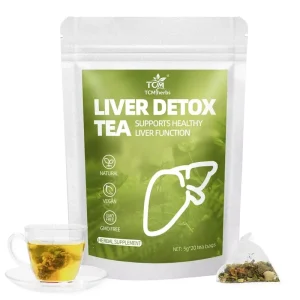 Liver & Kidney Detox Organic Chinese Natural Herbs Tea for Adult Beauty Care-Private Label Health 20 Bags/Pack