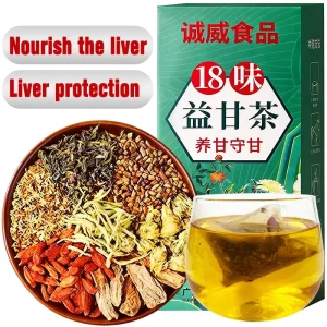 Liver Nourishing and Liver Protection Health Herbal Tea for Body Detox Flavor Tea Flower Tea