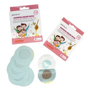 Long-Lasting Chinese Plaster Patch 6cm*6cm EP-204 Blue for Stomach Upset Dyspepsia Indigestion Relief