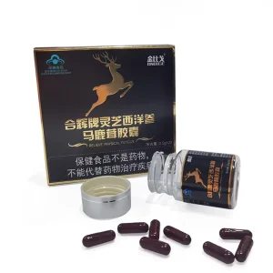 Low price of American Ginseng and Deer Antler Capsules Supplement with Natural Ingredients