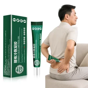 Lumbar Spine Relief Cream Deep Penetrating Herbal Gel for Stiff Back & Hip Comfort Ideal for Sedentary Workers